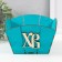 Easter basket Easter "XV" 19x19x12 cm. Azure