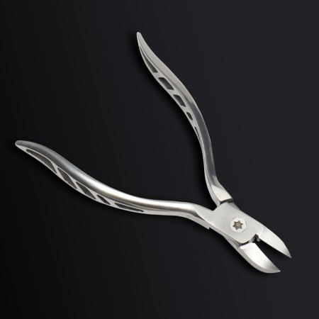 Pedicure nippers "Premium", hidden spring, 13 cm, blade length - 16 mm, silver color-7
