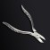 Pedicure nippers "Premium", hidden spring, 13 cm, blade length - 16 mm, silver color