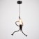 Lamp Bayerlux 1949/1 E27 40W black 26x40 cm