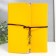 Photo album 30 sheets "bright yellow" leatherette (on rings) 22.5x18x3 cm