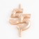 Candle in the cake "Jubilee", number 55, 10 cm, champagne