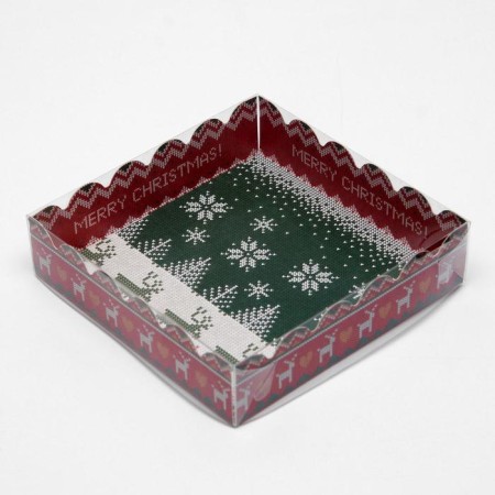Box for cookies "Scandinavia", 12 x 12 x 3 cm-3