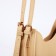Bag Female Tout with zipper, beige color