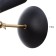 Sconces "Bastony" 1he27 40W black and gold 18x30x30 cm