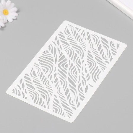 Plastic stencil "Texture. Pattern" 16x24 cm-1