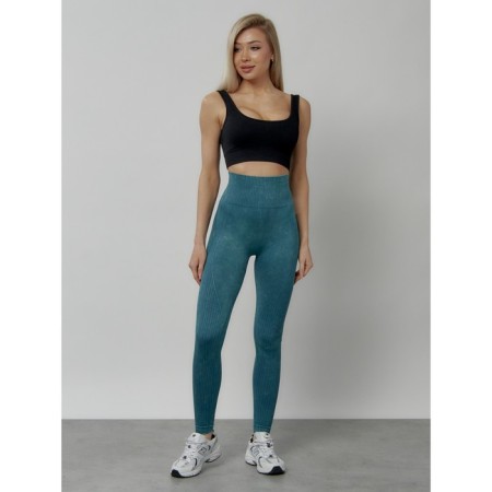 Femic fitness legins, size 46, turquoise color-15