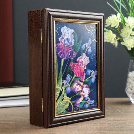 Key "Flowers" Wenge 15x21 cm-1