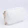 Bag Cross-Bodi with a zipper, white color