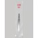 Pinzet beast, narrow, 9 cm, silver color
