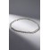 Beads "Pearls" on the chain, ball No. 6, white color in gold, l = 53 cm