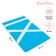 Naspinnik for gymnastics and dancing Grace Dance, 38x25 cm, sea wave color