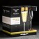 A set of glasses for champagne “Polo”, 200 ml, 6 pcs, silver color