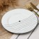 Ceramic plate "With Love", 20 cm, white color
