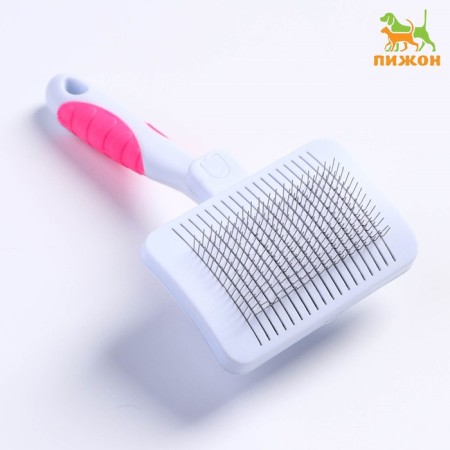 Pucrheck with self-cleaning without drops, 8.5 x 15.5 cm, white-pink