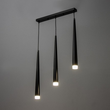 Bayerlux suspension Bayerlux “Titan” 3xLED 9W 4000K Black 50x5.3x53-203cm-2