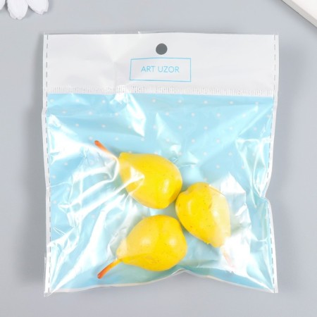 Disor for creativity PVC "Pear" 2.6x2.6x4.8 cm-3