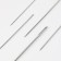 Sewing needles for “Assorted” dumps, d = 0.5 / 0.6 / 0.7 / 0.8 / 1.1 mm, 3.9 - 5.5 cm, 10 pcs