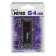 Flashka Mirex Knight Black, 64 GB, USB2.0, Thu up to 25 MB/s, PLO up to 15 MB/s, black