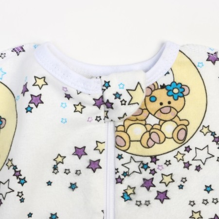 The diaper-coconut bear on the moon, flannel 170 g/m, cotton 100%, height 62-1