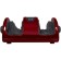 Foot massager Bradex KZ 0563, 3 modes, IR heat, red