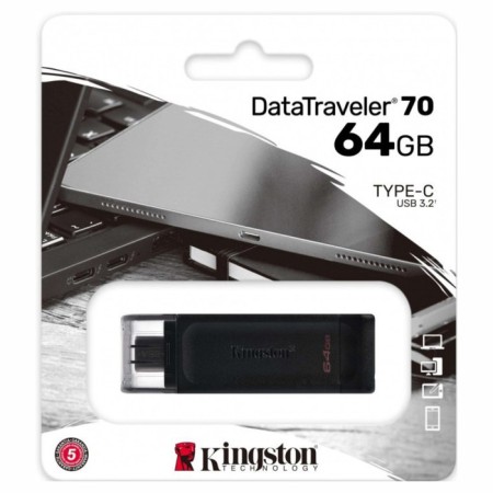 USB flash drive 64 GB KingSton DT70 / 64GB / Type-C / USB 3.2 Gen 1