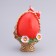 Figure candle large "Easter egg in a basket", 9.5x14.5 cm, 220 gr