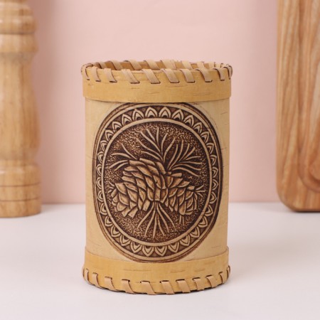 Tueye "cones", 8 × 8 × 10 cm, birch bark-2