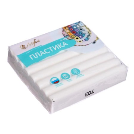 Plastic - polymer clay, 56 g, mother of pearl, white