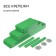 Glocked flowerbed, 3 tiers, d = 60–100–140 cm, h = 45 cm, green, Greengo