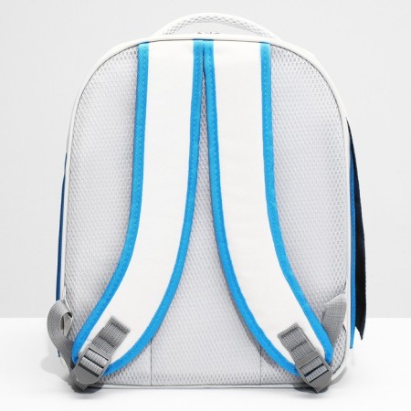 An animal-carp backpack, 30 x 40 x 25 cm, white/blue-10