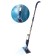 Pioneer MS015 mop for washing the floor with a spray, 400 ml, 120 cm, the color is blue-silver