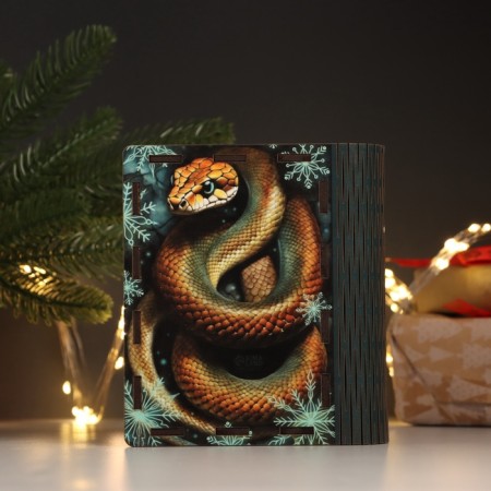 New Year's Building Builder "Snowflakes" 14x12x5 cm-2