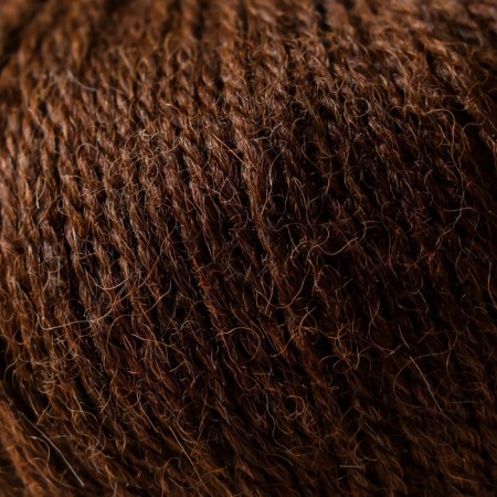 Alpaca yarn 65% alpaca, 20% viscose, 15% acrylic 150m/50g (063 chocolate)-2