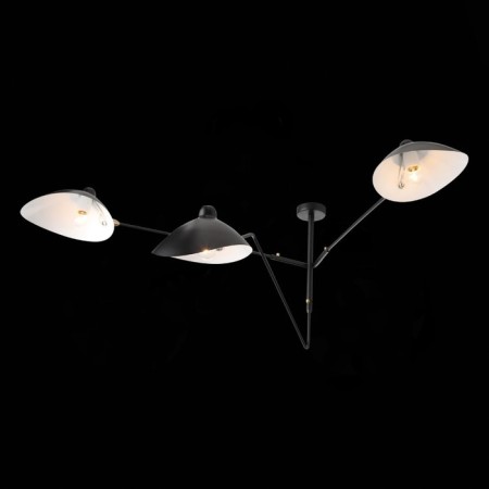 Ceiling Ceiling ST LUCE. SL305.402.03. SPRUZZO. 3x60 watts, E27, 110x110x65 cm, black color-12