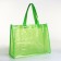 Household bag without fastening, green color