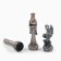 Souvenir chess "Middle Ages", h king-8 cm, h Parashka-5.6 cm. D-2 cm, 36 x 36 cm