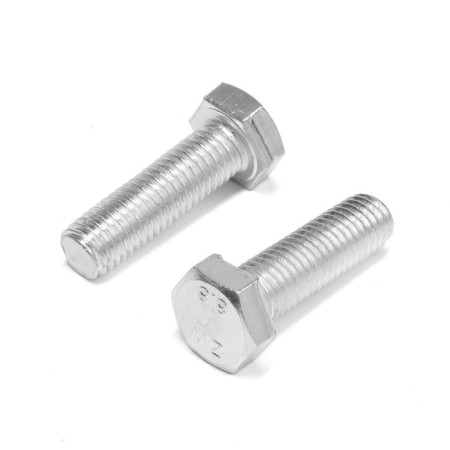 Bolt "Tundra Krep", with a hexagonal head, galvanized, Din933, M12x40 mm, 4 pcs-3