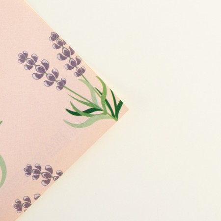 Paper packing gloss double -sided "lavender", 70 x 100 cm-4