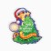 New Year's Wooden Magnet "New Year: Shiii", 6.9 x 8 cm