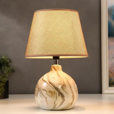 Table lamp 16255/1BG E14 40W Beige 23x23x35 cm Risalux-1