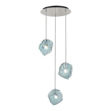Светильник подвесной St Luce. SL1175.113.03. Portici. 3х40 Вт, E14, 43х43х21 см, цвет хром