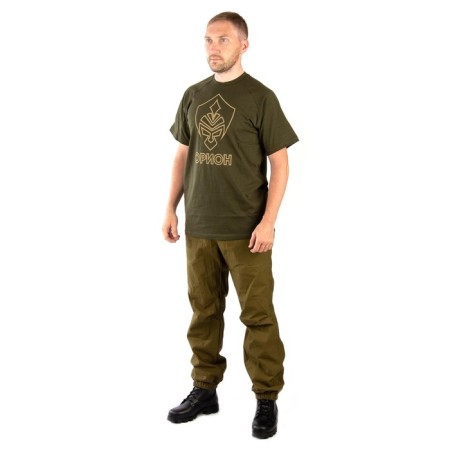 T-shirt Orion Logo, Clot, Khaki, Rr. XL-3