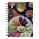 A book for recording culinary recipes A5, 80 sheets on the crest "vegan", solid cover, colored separators