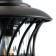 Sadovo-park lamp Feron PL520, IP44, E27, 60 W, 200x250x340 mm, black color