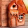 Aroma lace house "Varvara", 22 cm, handmade, mix