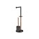Keanu toilet stand, with a holder for toilet paper, black