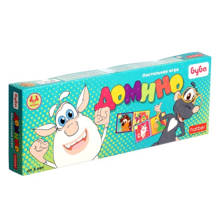 The board game "Domino. Buba ", 28 cards, from 2 players, 3+