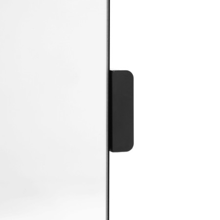 Turning mirror on the door or wall, 80 x 30cm, black-6