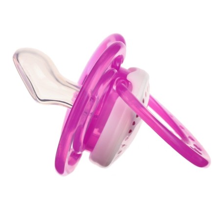 Nipple is an orthodaken "sea horse" dummy with a cap, +0 months, pink-5